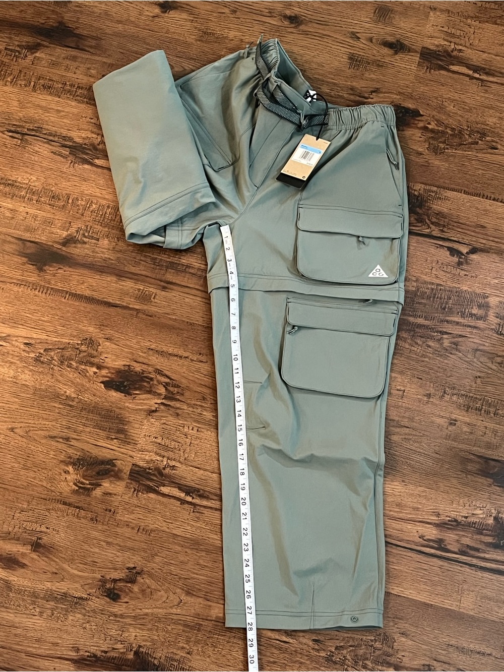 Nike ACG Smith Summit Zip Off Pants ‘Green’ (size wmns M) - Picture 2 of 12